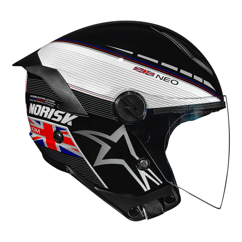 CAPACETE NORISK NEO GRAND PRIX UNITED KINGDOM - 62/XL