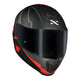 CAPACETE NORISK RAZOR FULL PRETO/VERMELHO FOSCO - Imagem 4