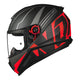 CAPACETE NORISK RAZOR FULL PRETO/VERMELHO FOSCO - Imagem 10