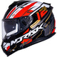 CAPACETE STRADA CIRCUIT PRETO/VERMELHO/DOURADO