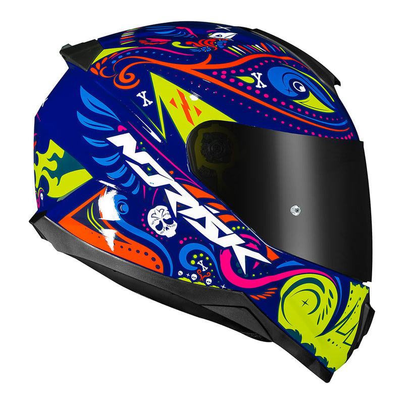CAPACETE NORISK RAZOR CIRCUS BLUE - 62/XL