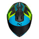 CAPACETE NORISK CARBON R TEAM AMARELO/AZUL - Imagem 2