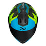CAPACETE NORISK CARBON R TEAM AMARELO/AZUL - Imagem 2