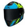 CAPACETE NORISK CARBON R TEAM AMARELO/AZUL - Imagem 3