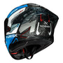 CAPACETE NORISK CARBON R RIDER AZUL - Imagem 5