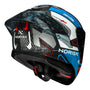 CAPACETE NORISK CARBON R RIDER AZUL - Imagem 6