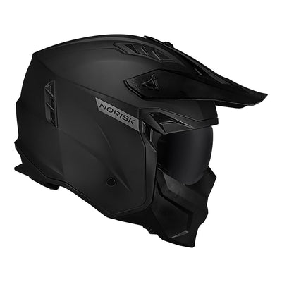 CAPACETE NORISK DARTH II MONOCOLOR PRETO  FOSCO - 62/XL