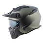 CAPACETE NORISK DARTH MONOCOLOR CINZA FOSCO - Imagem 2