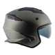 CAPACETE NORISK DARTH MONOCOLOR CINZA FOSCO - Imagem 3