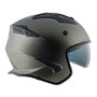 CAPACETE NORISK DARTH MONOCOLOR CINZA FOSCO - Imagem 3