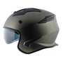 CAPACETE NORISK DARTH MONOCOLOR CINZA FOSCO - Imagem 5