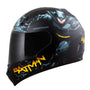 CAPACETE NORISK FF391 STUNT DC BATMAN HERO PRETO - Imagem 2
