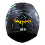 CAPACETE NORISK FF391 STUNT DC BATMAN HERO PRETO - Imagem 3