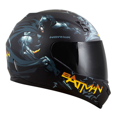 CAPACETE NORISK FF391 STUNT DC BATMAN HERO PRETO - 61/XL