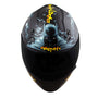 CAPACETE NORISK FF391 STUNT DC BATMAN HERO PRETO - Imagem 5