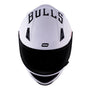 CAPACETE NORISK FF391 STUNT NBA CHICAGO BULLS BRANCO - Imagem 5