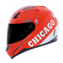 CAPACETE NORISK FF391 STUNT NBA CHICAGO BULLS VERMELHO - Imagem 2