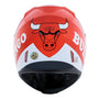 CAPACETE NORISK FF391 STUNT NBA CHICAGO BULLS VERMELHO - Imagem 3