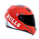 CAPACETE NORISK FF391 STUNT NBA CHICAGO BULLS VERMELHO - 61/XL