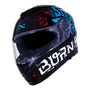 CAPACETE NORISK FORCE BORN TO RIDE AZUL - Imagem 3