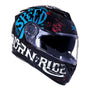 CAPACETE NORISK FORCE BORN TO RIDE AZUL - Imagem 5