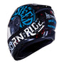 CAPACETE NORISK FORCE BORN TO RIDE AZUL - Imagem 7