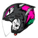CAPACETE NORISK NEO HYENA ROSA - Imagem 2