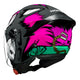 CAPACETE NORISK NEO HYENA ROSA - Imagem 6