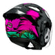 CAPACETE NORISK NEO HYENA ROSA - Imagem 8