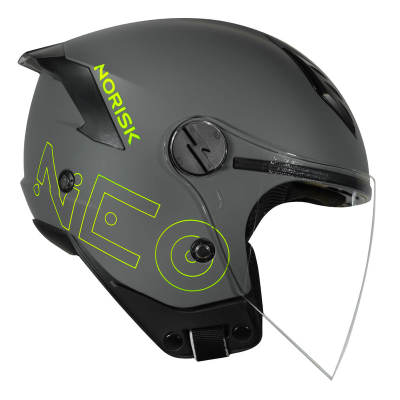 CAPACETE NORISK NEO MONOCOLOR CINZA - 62/XL