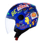 CAPACETE NORISK ORION FREE AZUL - Imagem 9