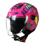 CAPACETE NORISK ORION FREE ROSA - Imagem 4