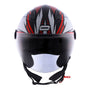 CAPACETE NORISK ORION MOSAIC BRANCO - Imagem 2