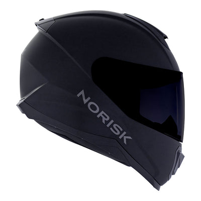 CAPACETE NORISK  RAZOR MONOCOLOR PRETO FOSCO - 62/XL