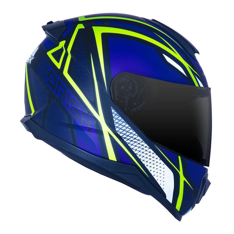 CAPACETE NORISK RAZOR NINJA AZUL - 61/XL
