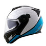 CAPACETE NORISK ROUTE FF345 CHANCE BRANCO/AZUL - Imagem 6