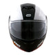 CAPACETE NORISK ROUTE FF345 CHANCE BRANCO/VERMELHO - Imagem 5