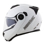 CAPACETE NORISK ROUTE FF345 MONOCOLOR BRANCO - Imagem 6