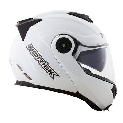 CAPACETE NORISK ROUTE FF345 MONOCOLOR BRANCO - 64/XXL