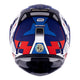 CAPACETE NORISK ROUTE FF345 SPEEDMAX AZUL FOSCO/BRANCO - Imagem 4