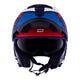 CAPACETE NORISK ROUTE FF345 SPEEDMAX AZUL FOSCO/BRANCO - Imagem 6