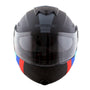 CAPACETE NORISK ROUTE FF345 STROKE PRETO FOSCO/AZUL - Imagem 5