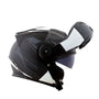 CAPACETE NORISK ROUTE FF345 STROKE PRETO FOSCO/BRANCO - Imagem 4