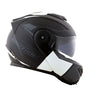 CAPACETE NORISK ROUTE FF345 STROKE PRETO FOSCO/BRANCO - 61/XL