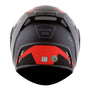 CAPACETE NORISK ROUTE FF345 STROKE PRETO FOSCO/VERMELHO - Imagem 3