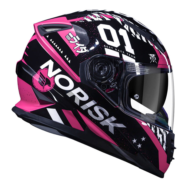 CAPACETE NORISK SOUL TOKYO ROSA - 62/XL