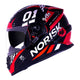 CAPACETE NORISK SOUL TOKYO VERMELHO - Imagem 2
