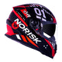 CAPACETE NORISK SOUL TOKYO VERMELHO - 62/XL