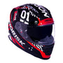 CAPACETE NORISK SOUL TOKYO VERMELHO - Imagem 8
