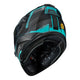CAPACETE STRADA FLUX PRETO/AZUL